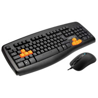 新贵有线键鼠套装倾城之恋350 KM-125 USB接口