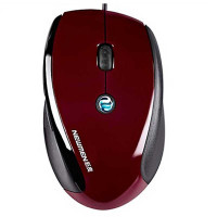 新贵有线鼠标乖乖豹580 MS-203OU(酒红色)