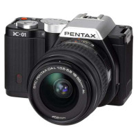 宾得 数码单电相机 K-01 黑色单套(18-55)+4G卡