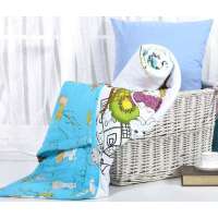 lehome全棉印花夏凉被200*230蓝星