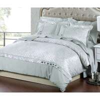 博洋仿真丝提花印花床单四件套浮光魅影1.5米