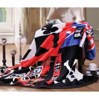 博洋毯子/珊瑚绒毯杰克船长朋克风140*200