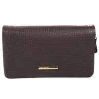 金利来goldlion男士双拉链石头纹手包GB666R3深啡