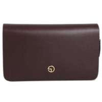 金利来goldlion男士双拉链手包GB608L2啡