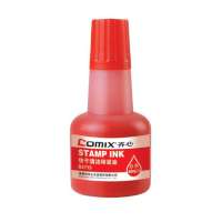 齐心(comix)印泥油(40ml)B3713红