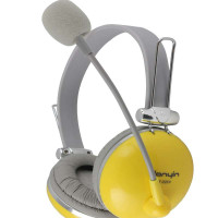 电音耳麦耳机 DT-2201(黄)