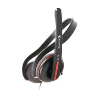 硕美科耳麦耳机 EV-12黑红
