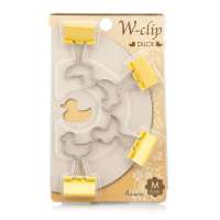 阿思卡(Asmix)春江水暖长尾夹M WC014D(黄色)