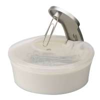 阿思卡(Asmix)银白色回形针盒 G100W