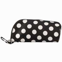 阿思卡(Asmix)站立式圆点笔袋 PEN10BK(黑色)