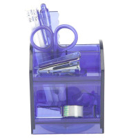 百利来(PMP) 迷你套装笔筒 P1011S-J (透明紫色)