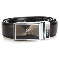 梦特娇男士黑色皮带MFC1154050AB