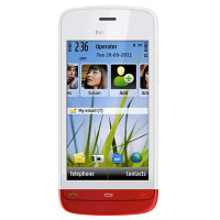 诺基亚 手机 C5-05 (白/红色)