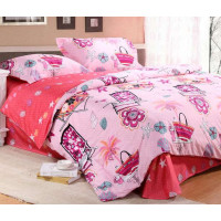 维科全棉活性印花四件套冬日暖阳1.8米KV8T4-TX19