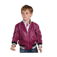 凡兜童装男款平织夹里外套17130503006绛紫/150