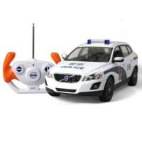 星辉遥控车模31610中国警车版1:14富豪XC60(白色)