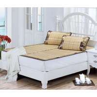 博洋家纺红彩陶豪华双面席三件套150*195cm