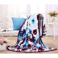 博洋家纺花香心情貂狐绒毯180*200cm