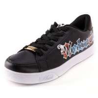 特步XTEP男子板鞋989319310100黑金(43)