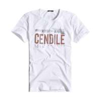 Cendile圣迪勒 利落大方圆领短TY041(白色/S)