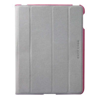 EXCO 皮套(For New iPad) IP-29 灰+粉