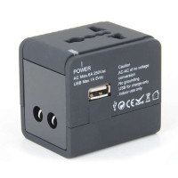 乐歌多功能转换插座AP006 黑色