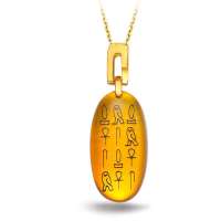 周大福埃及系列定价足金吊坠R6729