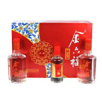 金六福六福临门礼盒38度(500ml*2+250ml)
