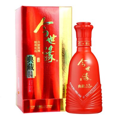 [正品保障]典藏5年今世缘40度500ml