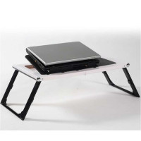 大豪风扇折叠笔记本电脑桌LD-99(黑白)