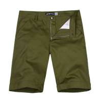 SPORTICA斯波帝卡清新简约纯棉休闲短裤深绿色412626(34)