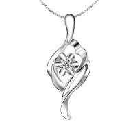 钻石凤凰 钯金3分钻石吊坠-灵动