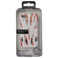 卡登仕手机背壳魅影系列iphone 4/4S白红