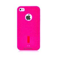 卡登仕手机套实色亮点IPHONE 4/4S亚光粉