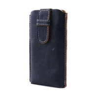 乐歌真皮皮套PHC418BLKiphone4/4s 黑