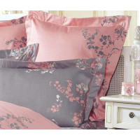 罗莱全棉缎纹印花四件套黛雨星愿220*240