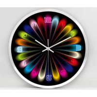 琪特超静音圆形壁钟挂钟钟表D-140