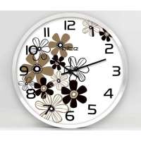 琪特超静音圆形壁钟挂钟钟表D-335