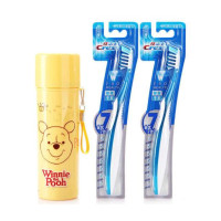 佳洁士全优七效牙刷2支送维尼旅行牙具盒