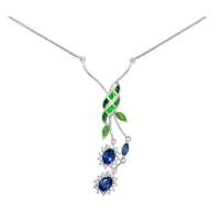 丽彩王浪漫蜕变系列S925银项链SIN0035(附国家权威质检证书)