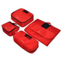 蓝橙蓝橙经典商务旅行套装PR54353中国红