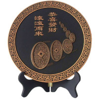 绿之源活性炭雕恭喜发财