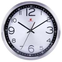 XIMA西马不锈钢静音挂钟L-20LS