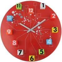 XIMA西马磁铁DIY数字挂钟L-0904(红色)