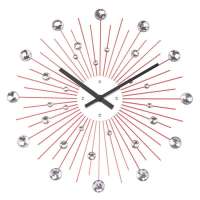 XIMA西马满天星静音挂钟J-0905(红色)