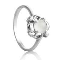 悦人冰种翡翠圆珠戒指(附宝玉石鉴定证书)