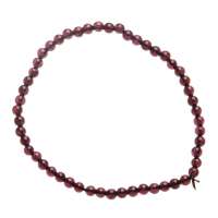 悦人天然石榴石手链3mm