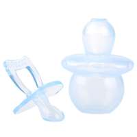 优生-硅晶安抚奶嘴拇指+盖L/蓝色