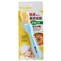 优生-幼儿软硅胶感温型长柄安全汤匙