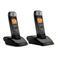 摩托罗拉(MOTOROLA) S2002C 2.4G数字双无绳电话机(黑色)